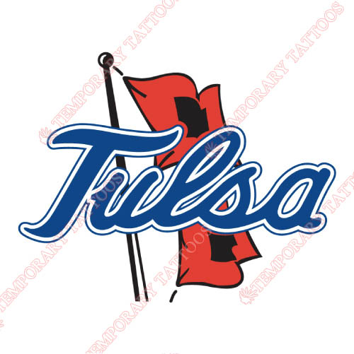Tulsa Golden Hurricane Customize Temporary Tattoos Stickers NO.6625
